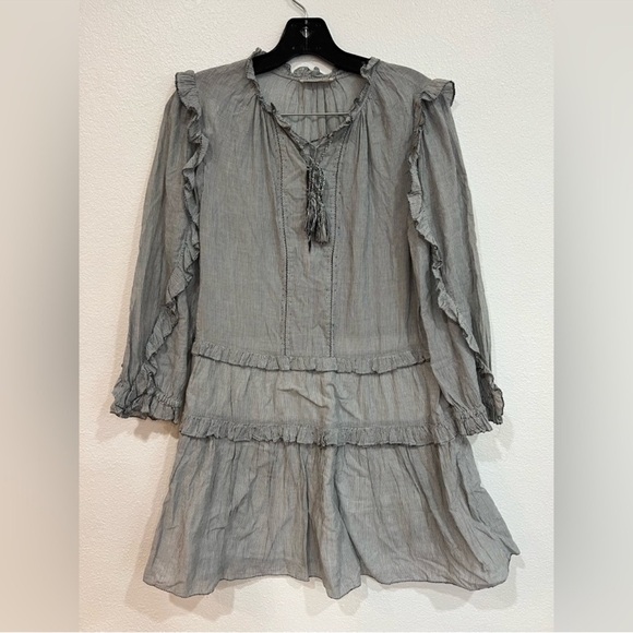 Ulla Johnson Essie Mini Dress Pen Stripe Women’s Size 2 - Picture 3 of 8